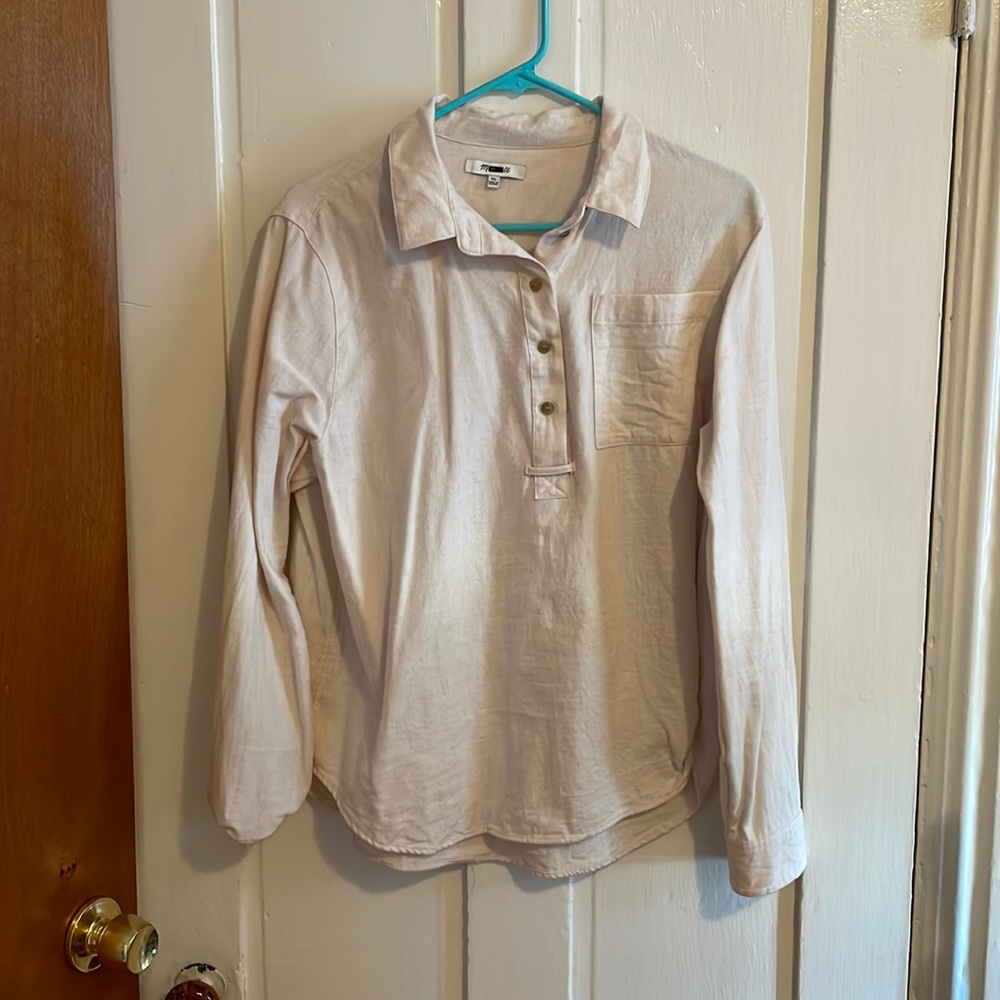 Madewell Lightweight Flannel Popover